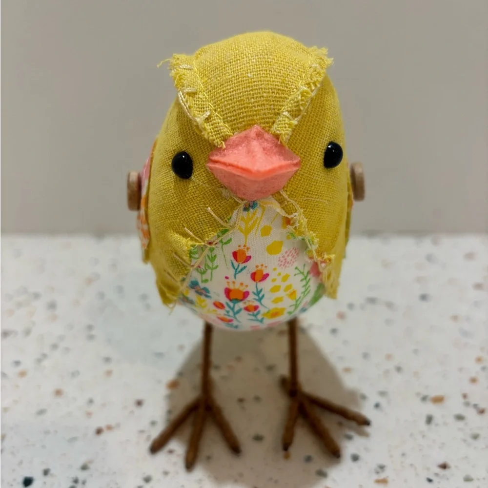 Spring Flower Birdy Bird Chick‎ Yellow Fabric Bird Decoration Target Spritz